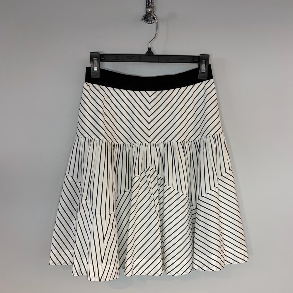 Maeve Anthropologie Pinstripe Skirt